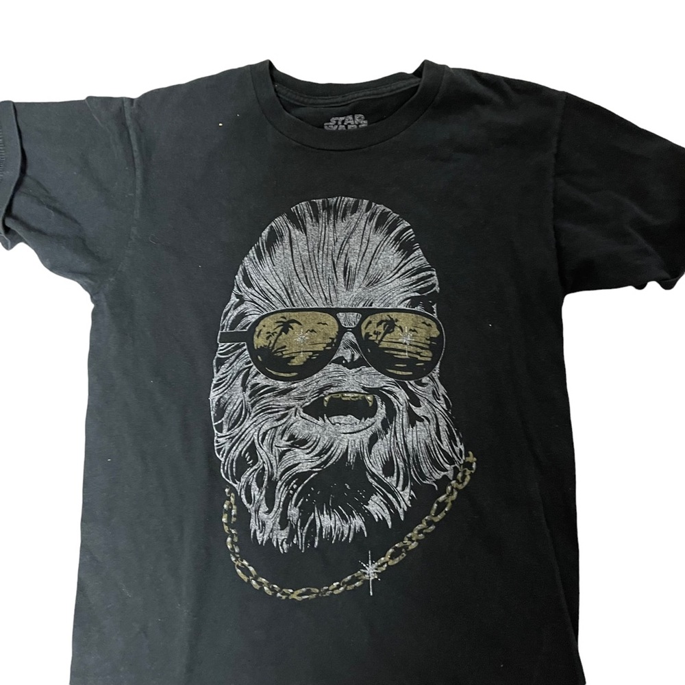 Star Wars Chewbacca with sunglasses short sleeved graphic t shirt unisex size s - Picture 5 of 10